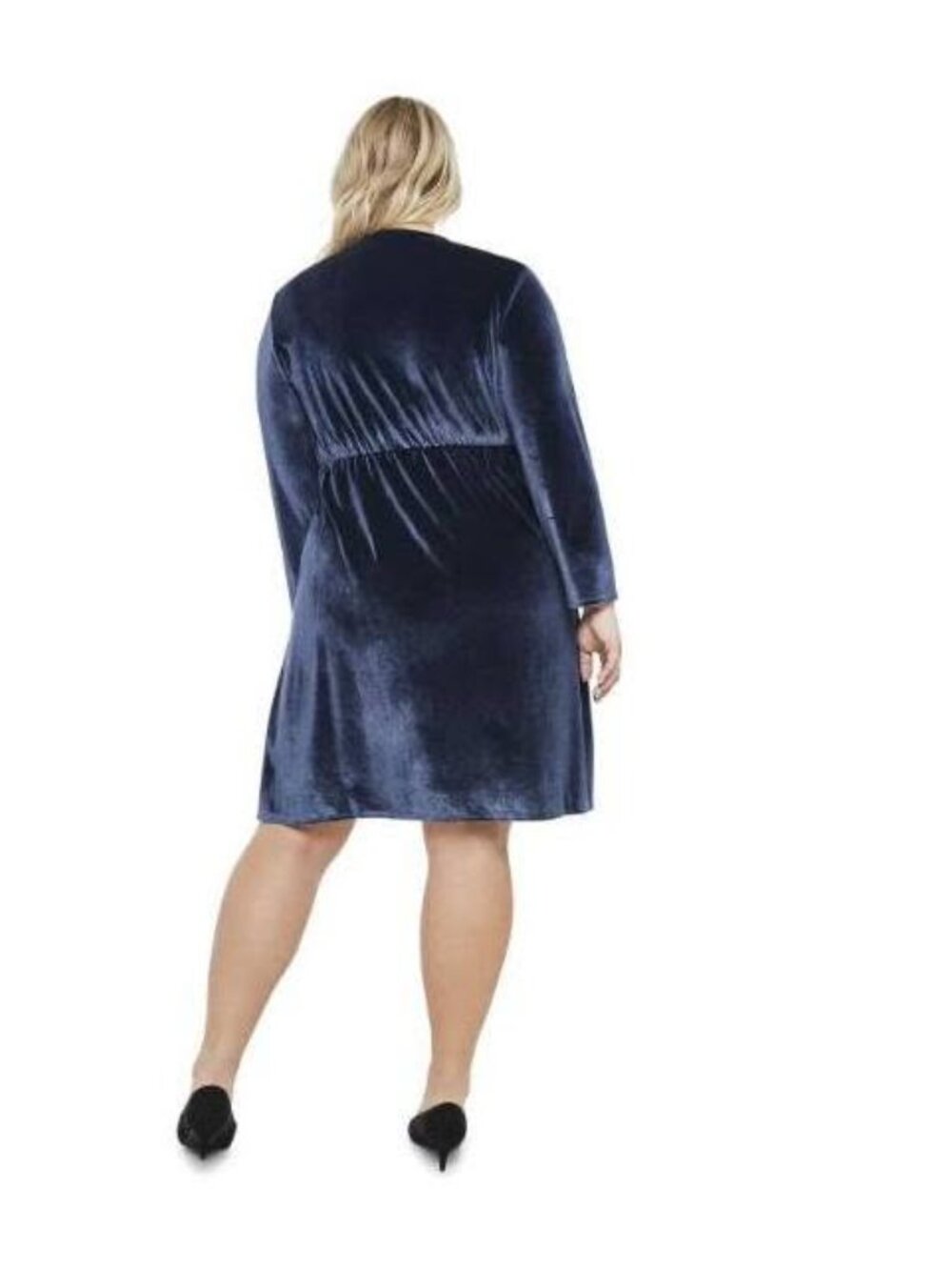 Blue Velvet Dress  NWT - Picture 3 of 3